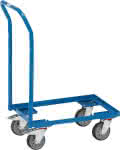 Eurokasten-Roller m.Griff,Ladefläche 605 x 405 mm