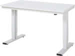 Werktisch adlatus Melamin,1250x800x720-1120mm