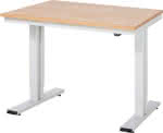 Werktisch adlatus Buche,1000x800x720-1120mm