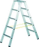 ZARGES Stehleiter R13step,B Alu beidseitig begehbar,2x5 Stufen Länge 1,44m