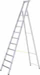 ZARGES Stehleiter R13step,S Alu eins begehbar 10,Stufen Plattformhöhe
