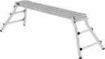 Alu-Arbeitsdiele,Plattform B1740xT290 mm,Plattformhöhe 0,70 m - Arbeitshöhe bis 2,70 m