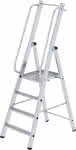 Alu-Bauleiter ML,4 Stufen,Gesamthöhe 1,94 m - Arbeitshöhe bis 2,90 m