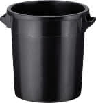 Kunststoff-Tonne schwarz,Inhalt: 35 Liter