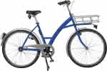 Transportfahrrad Modus,blau, Schaltung,mit Beleuchtung - und Lastenträger