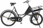 Lastenfahrrad Classic,schwarz,mit Lastenträger