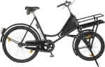 Lastenfahrrad Classic,schwarz, Beleuchtung,mit Lastenträger