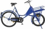 Lastenfahrrad Classic,blau, Schaltung,mit Beleuchtung - und Lastenträger
