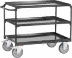 Tischwagen,4830-7016 400kg,grau 3 Wannen 850x500mm