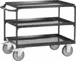 Tischwagen,4832-7016 400kg g,rau 3 Wannen 1000x700mm