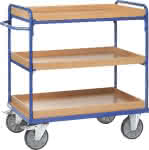 Etagenwagen mit Kästen,3 Böden 1000x700mm