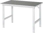 Arbeitstisch Tom - Linole,um-Platte B1250xT800xH76,0-1080mm