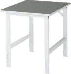 Arbeitstisch Tom - Linole,um-Platte B750xT1000xH76,0-1080mm