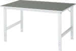 Arbeitstisch Tom - Linole,um-Platte B1500xT1000xH7,60-1080mm