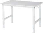 Arbeitstisch Tom - EGB-Me,lamin-Platte B1250xT800x,H760-1080mm - EGB-Melamin-Platte