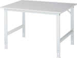 Arbeitstisch Tom - EGB-Me,lamin-Platte B1250xT1000,xH760-1080mm - EGB-Melamin-Platte