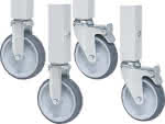 Rollensatzkit 990 mm,2 Bock- u.2 Lenkrollen