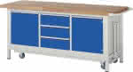 Absenkbare Werkbank,8000 - Modell 8569,B2000 x T700 x H880 mm