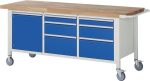 Fahrbare Werkbank,8000 - Modell 8570,B2000 x T700 x H880 mm