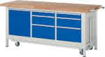 Absenkbare Werkbank,8000 - Modell 8570,B2000 x T700 x H880 mm