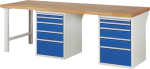 Werkbank Serie 7000,Modell 7511-8,B2500 x T900 x H840 mm