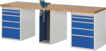 Werkbank Serie 7000,Modell 7511-0,B2500 x T700 x H840 mm