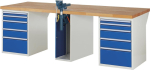 Werkbank Serie 7000,Modell 7511-0,B2500 x T900 x H840 mm