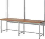 Befestigungssatz,mit 4 System-Stützen,Breite 2500 mm - Feldbreite 2x1250
