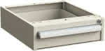 Schubladenblock 45/14,ESD hellgrau,RAL 7035, 1x100