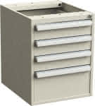 Schubladenblock 45/56,ESD hellgrau,RAL 7035, 3x100