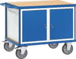 Werkstattwagen 600 kg,1050x700mm, 2 Türen