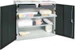 Werkzeugschrank S3000,RAL 7035/7016,2 Schubladen 100 mm - 2 Wannenböden