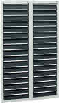 Schubladenschrank STS,410 RAL 7035/7016,34x100 mm