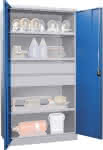Schwerlastschrank,1950/630/1040,Drehg., ohne Trennwand - 3 Böden, 2 Schubladen