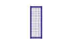 TTS Aufsatzelement,Trennwandsystem Vario,300mm Drahtgitter RAL5010
