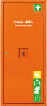 Anbausafe, gefüllt, mit,Erste-Hilfe-Trage, orange
