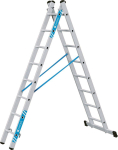 Kombileiter Combimaster,Plus X 2x6 Sprossen,Leiterlänge max 2,98 m - Arbeitshöhe 3,80 m ZARGE