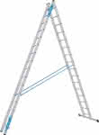 Kombileiter Combimaster,Plus X 2x16 Sprossen,Leiterlänge max 8,31 m - Arbeitshöhe 9,00 m ZARGE