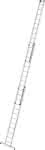 MUNK Mehrzweckleiter,3-tlg. mit Traverse und,Wandlaufrollen 3x12