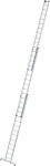MUNK Mehrzweckleiter,3-tlg. mit Traverse und,Wandlaufrollen 3x14