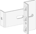 Wandverankerung ZW 45,verz. komplett,verstellb. bis max.45mm