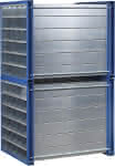 Wabenregal RWR-16/1,1000x1000x1000 16 Fächer,RAL 5010