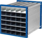 Wabenregal RWR-30/1,1000x1000x1000 30 Fächer,RAL 5010