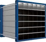 Wabenregal RWR-36/1,1000x1000x1000 36 Fächer,RAL 5010
