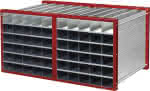 Wabenregal RWR-16/1,1000x1000x1000 16 Fächer,RAL 3000