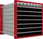 Wabenregal RWR-64/1,1000x1000x1000 64 Fächer,RAL 3000