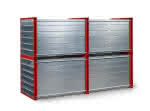 Wabenregal RWR-64/3,1000x1000x3000 64 Fächer,RAL 3000