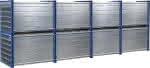 Wabenregal RWR-16/6,1000x1000x6000 16 Fächer,RAL 5010
