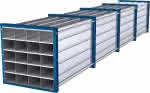 Wabenregal RWR-20/6,1000x1000x6000 20 Fächer,RAL 5010