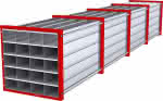 Wabenregal RWR-20/6,1000x1000x6000 20 Fächer,RAL 3000